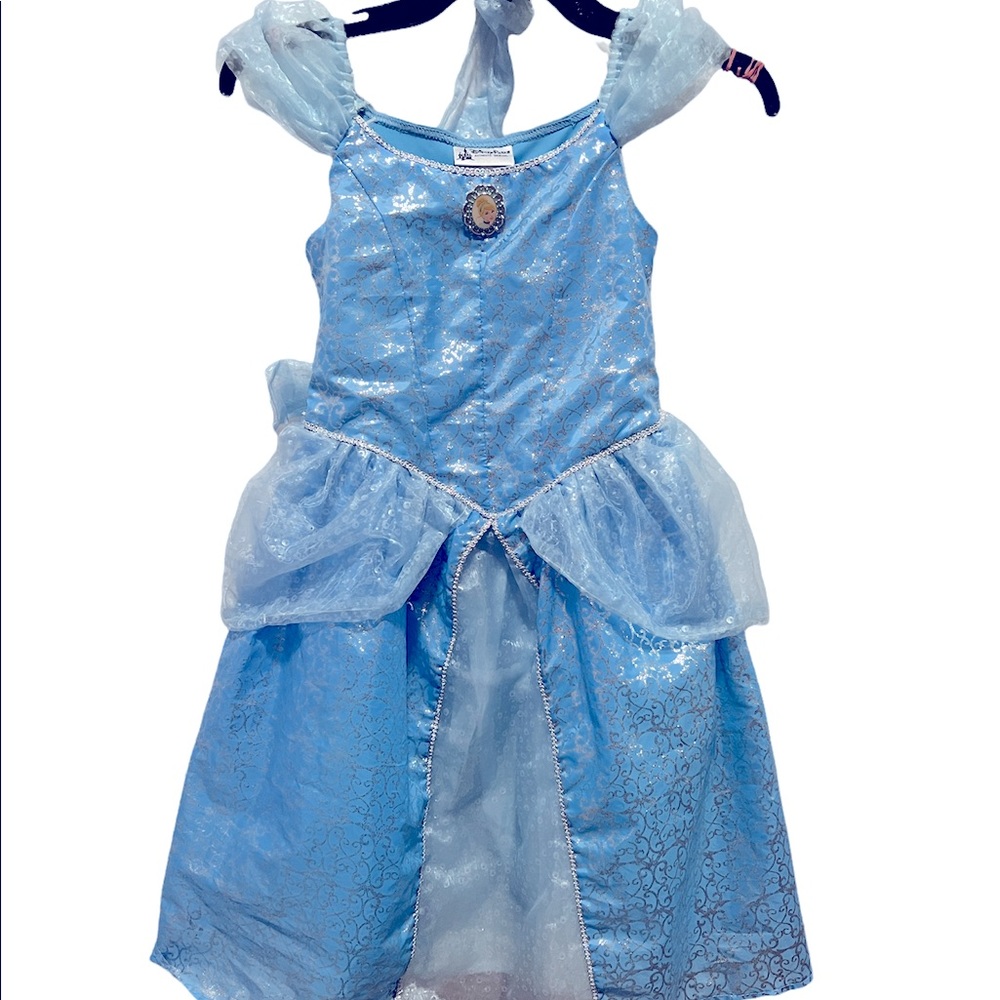 Disney Parks Cinderella Princess Costume Size 7 Size 8 Blue Halloween Dressup